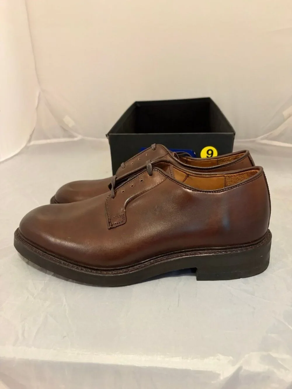 Allen Edmonds Drake Mahogany LE leather brown men’s dress shoes size 9 3E 6562S